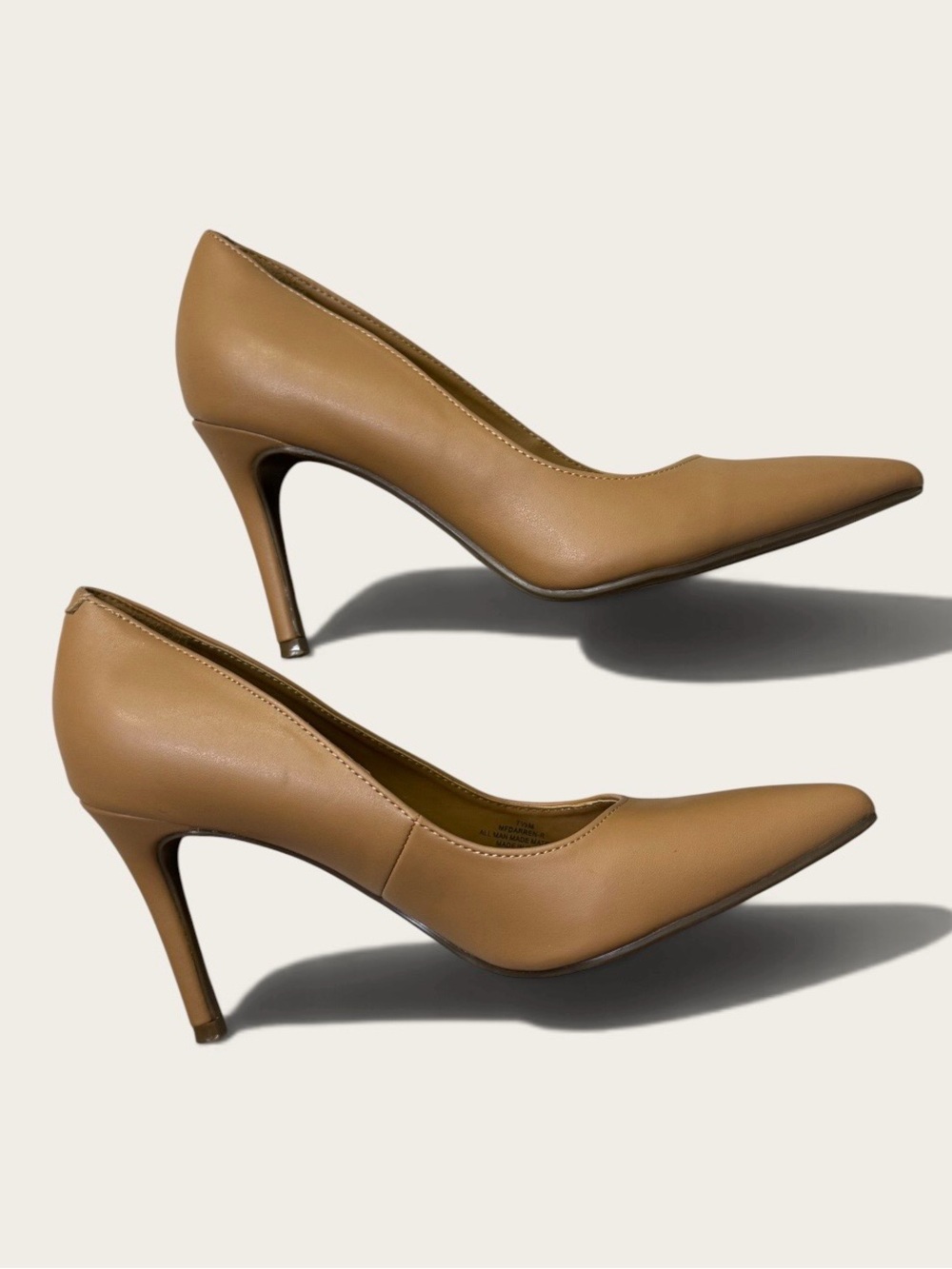 Marc Fisher Darren Nude Pump Heels Size 7.5